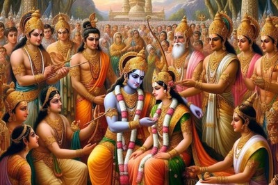 AI Images Reimagine Lord Ram And Mata Sita's Swayamvar After Ayodhya Ram Mandir Consecration