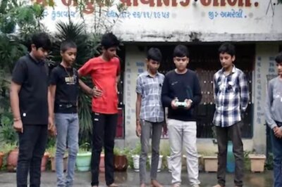 In Gujarat's Khajuri Village, Students Of This School Learn Using Drones, Tablets
