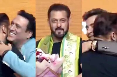 Salman Khan Hugs Govinda, Jeetendra At Dharamveer 2 Trailer Launch; Watch Viral Video