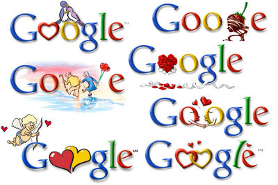 Valentine's Day Google doodles 'most fun'