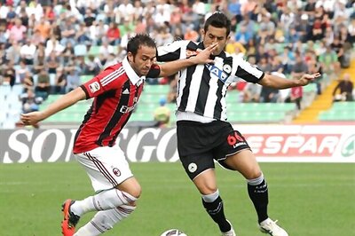 Nine-man AC Milan lose 2-1 at Udinese