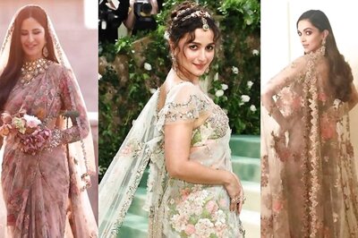 Loved Alia Bhatt’s Met Gala Look? You Cannot Miss Deepika Padukone And Katrina Kaif's Saree Moments