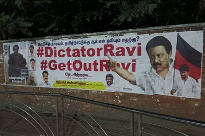 #GetOutRavi Posters in Chennai Expose Growing Animosity Between DMK Govt, Guv Amid PM Modi's Visit