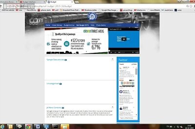 Suresh Prabhu's hi-tech drive fails to take off on Railway Ministry site