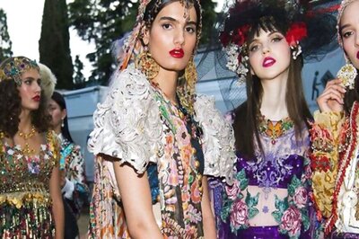 Model Dipti Sharma Embraces the Saree at Dolce & Gabbana Show in Italy; Here's What Indian Designers Think of it