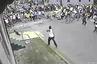 Police release images of Mother's Day parade shooting