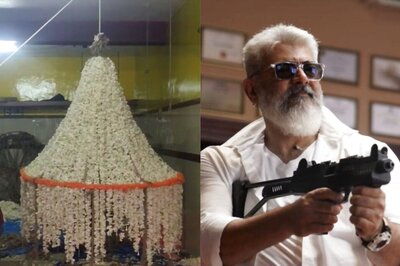 Ajith Kumar Fans Prepare Rs 7 lakh Floral Chandelier To Celebrate Thunivu’s Release