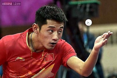 Watch: Table Tennis world champion's celebration costs him $45K