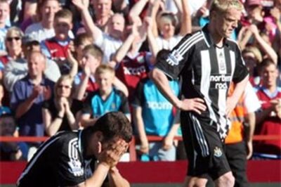 Newcastle relegated after losing at Aston Villa