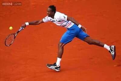 Gael Monfils takes centre stage in Paris ahead of Nadal