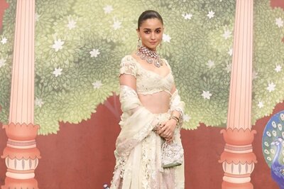 Alia Bhatt Dazzles In Gorgeous Anamika Khanna Ensemble at Shubh Ashirwad Ceremony of Anant Ambani-Radhika Merchant