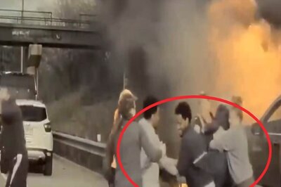 Watch: Good Samaritans Save Trapped Driver from Burning Car on Minnesota Highway In Heroic Rescue