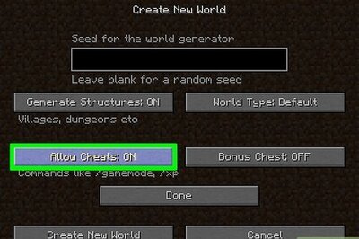 How to Cheat in Minecraft