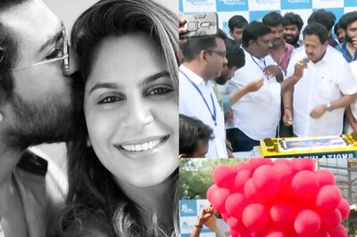 Ram Charan Fans Cut Cake Outside Hospital As He Welcomes A Baby Girl With Upasana: Watch