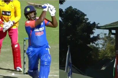 Sanju Samson Hits 110-m Long Six During 58-Run Knock Against Zimbabwe In 5th T20I – WATCH