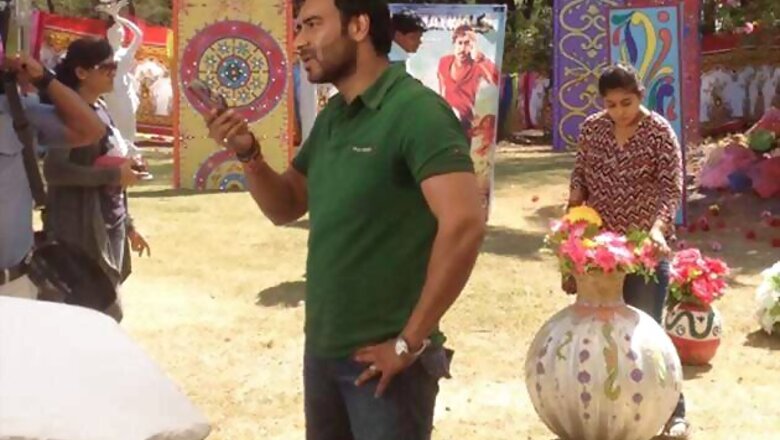 Snapshot: Ajay on the sets of 'Tarak Mehta Ka Ooltah Chashmah'