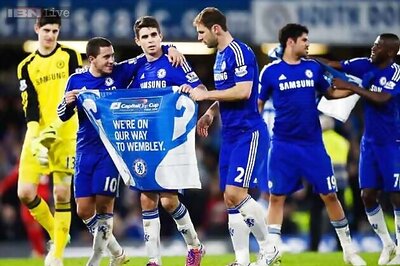Chelsea into Capital One Cup final after fiery win over Liverpool