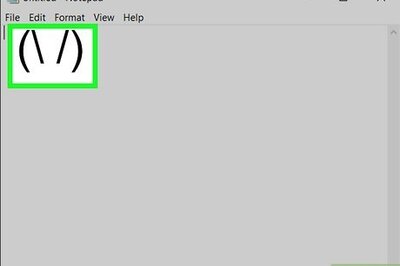 How to Make a Bunny by Typing Characters on Your Keyboard