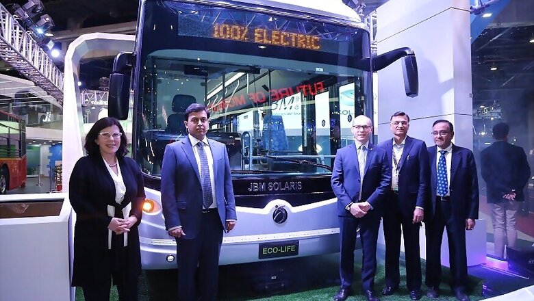 Auto Expo 2018: JBM Solaris Launches Its 100% Electric Bus Series ECO-LIFE