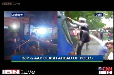 AAP demands action against BJP workers for violence