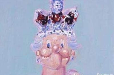 Queen portrayed as Cabbage Patch doll