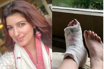 Twinkle Khanna's Daughter Wrote 'Poop' on Her Fractured Foot