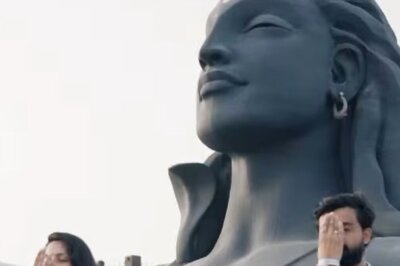 Amala Paul Visits Isha Foundation On Mahashivratri With Her Husband