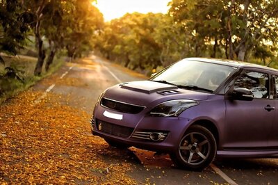 Maruti Suzuki Swift Modified With Matte Purple Wrap and Sporty Body Kit