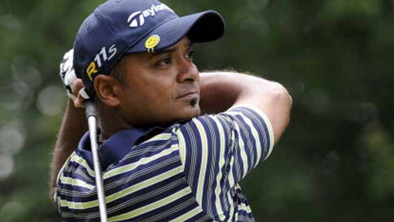Rahil Gangjee in danger of missing cut at WNB Golf Classic
