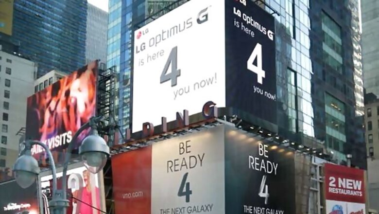 LG ads try to upstage Samsung ahead of Galaxy S IV announcement