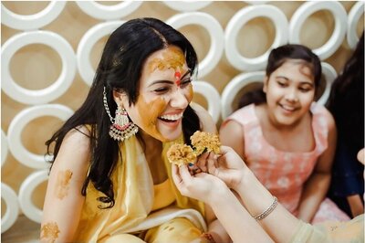 Ex-Bigg Boss Contestant Kamya Panjabi's Wedding Functions Begin With Haldi Ceremony, See Pics