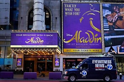 Broadway's 'Aladdin' Goes Dark For Days As It Battles Virus