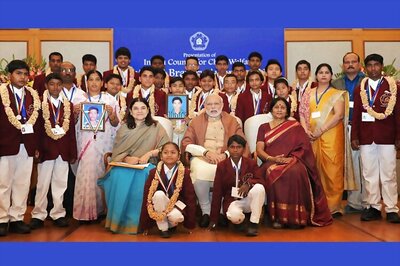 Narendra Modi presents bravery awards to 25 children