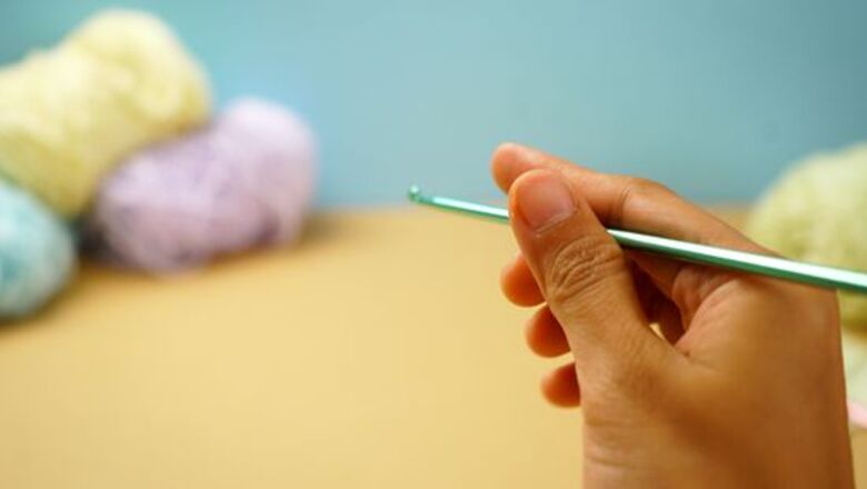 How to Hold a Crochet Hook
