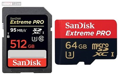 SanDisk launches the world's highest capacity 512GB SD card at Rs 51,990 in India
