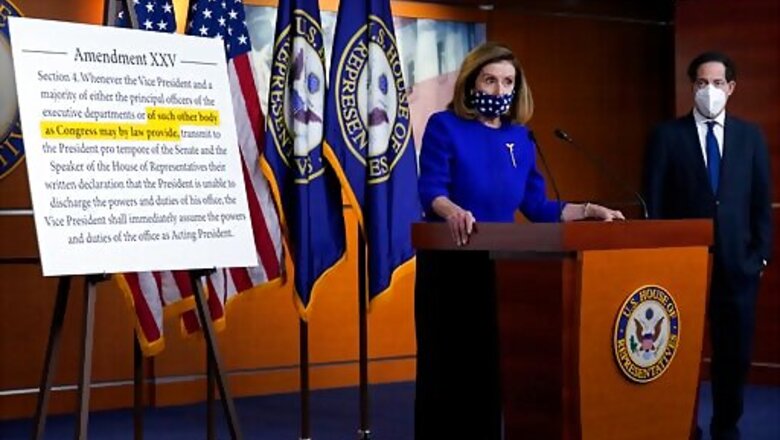 Pelosi Unveils 25th Amendment Bid, Questions Trump's Fitness