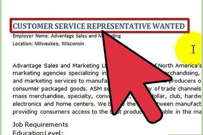 How to Create a Help Wanted Ad