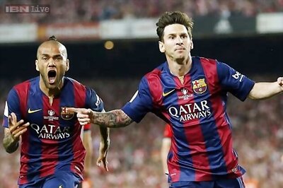 Lionel Messi helped convince me to stay at Barcelona: Dani Alves
