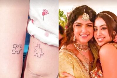 Khushi Flaunts Puzzle Tattoo With Half-Sister Anshula, Janhvi Calls Latter 'Sunshine, Backbone'