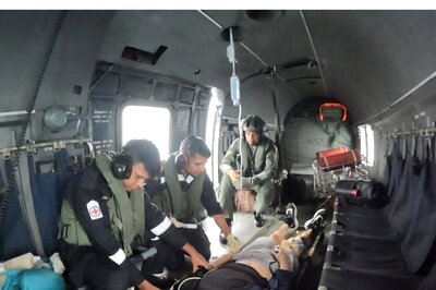 WATCH | Indian Navy Rescues Critically Injured Chinese Sailor Off Mumbai Coast