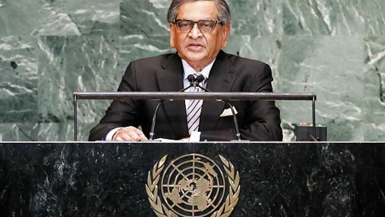 Pak reference to Kashmir at UN unwarranted: Krishna
