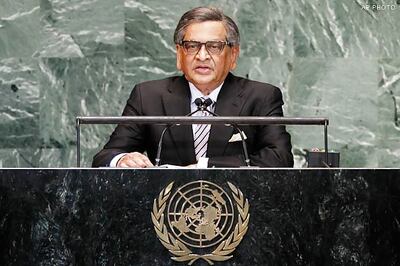 Pak reference to Kashmir at UN unwarranted: Krishna