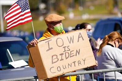 Biden Takes Case Against Trump To COVID Ground Zero In Iowa