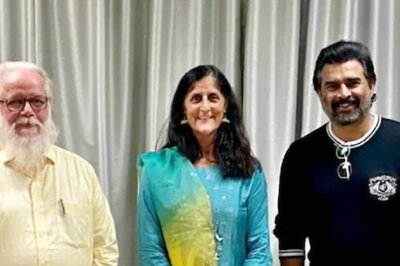 R Madhavan, ISRO Engineer Nambi Narayanan Meet Sunita Williams in Texas