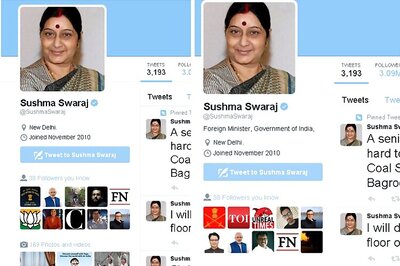 Sushma Swaraj removes her designation from Twitter profile, later adds it