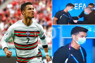 WATCH | Cristiano Ronaldo’s ID Checked by Security Officer Before Euro 2020 Game vs Hungary