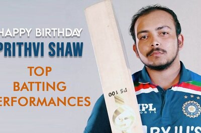 Happy Birthday Prithvi Shaw: The Young and Explosive Indian Opener's Most Impactful Knocks