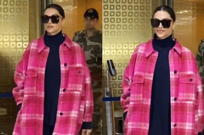 Airport look: Deepika Padukone Defines Comfort And Style In Oversized Trench Coat