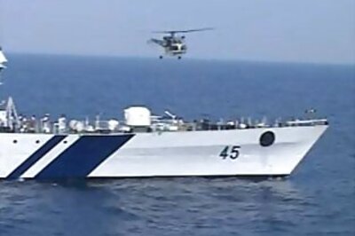 Coast Guard vessel hits ship, sinks