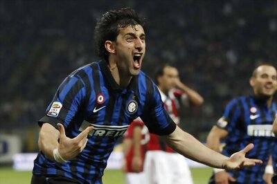 Diego Milito to miss Milan derby